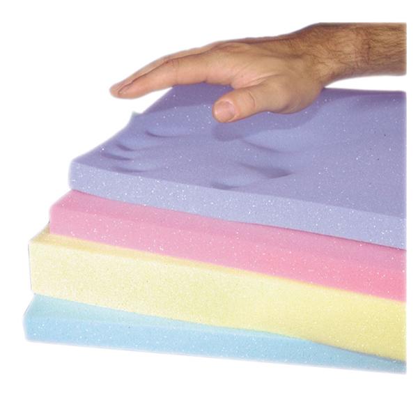 Cushion Positioning T-Foam Foam Blue Black Polyester Knit Cover 16x18x1